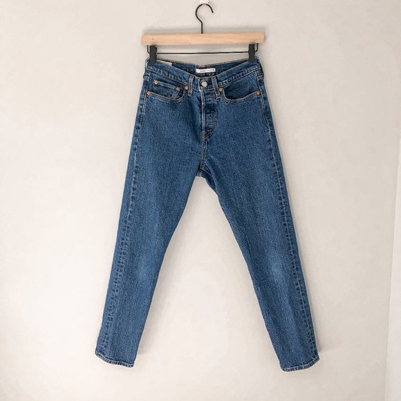 Levi's Denim - Levi's Wedgie Premium High Rise Straight Leg Jeans Size 27